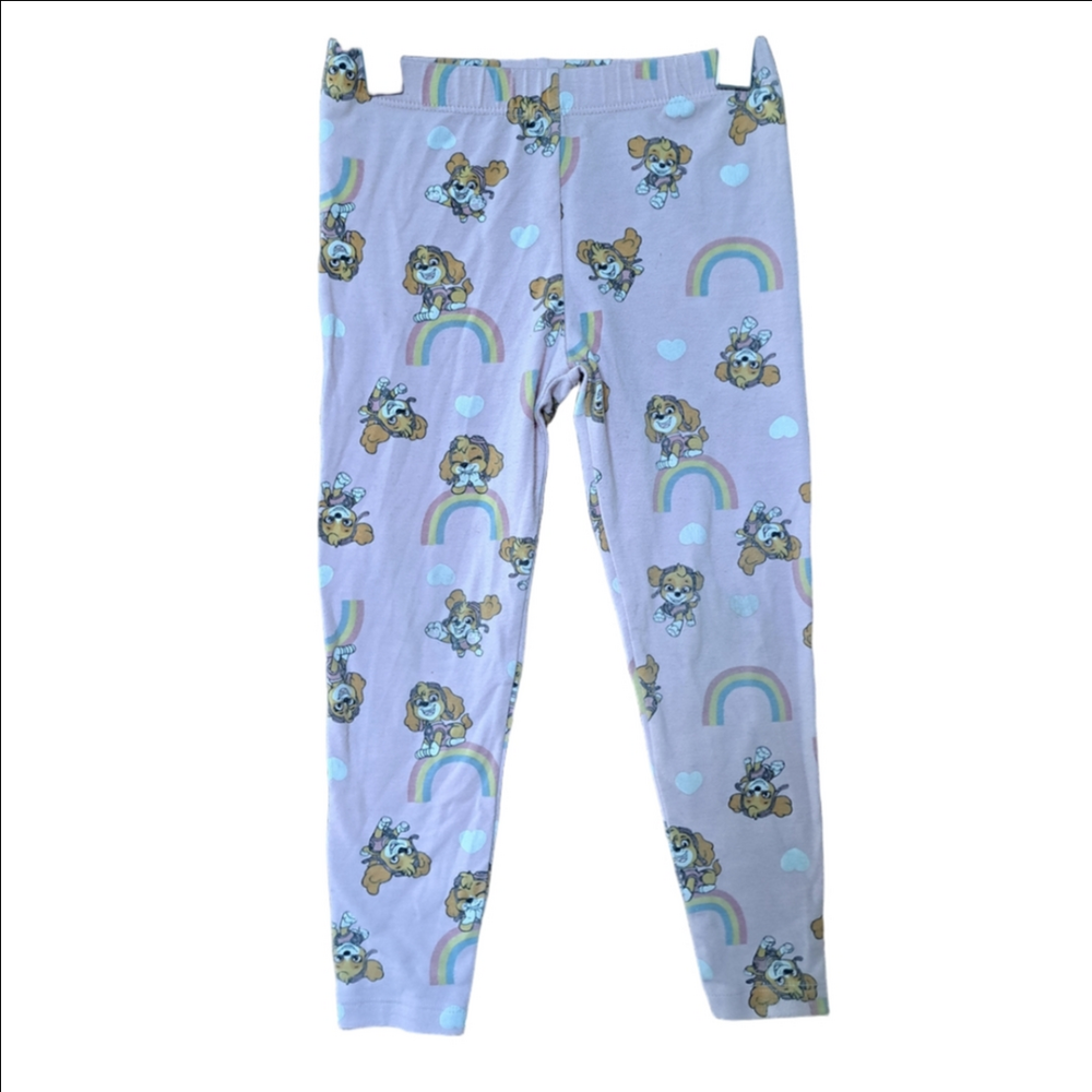3/20$ Paw Patrol Skye Leggings – Toddler Girls Size 5T – Pink Rainbow Print